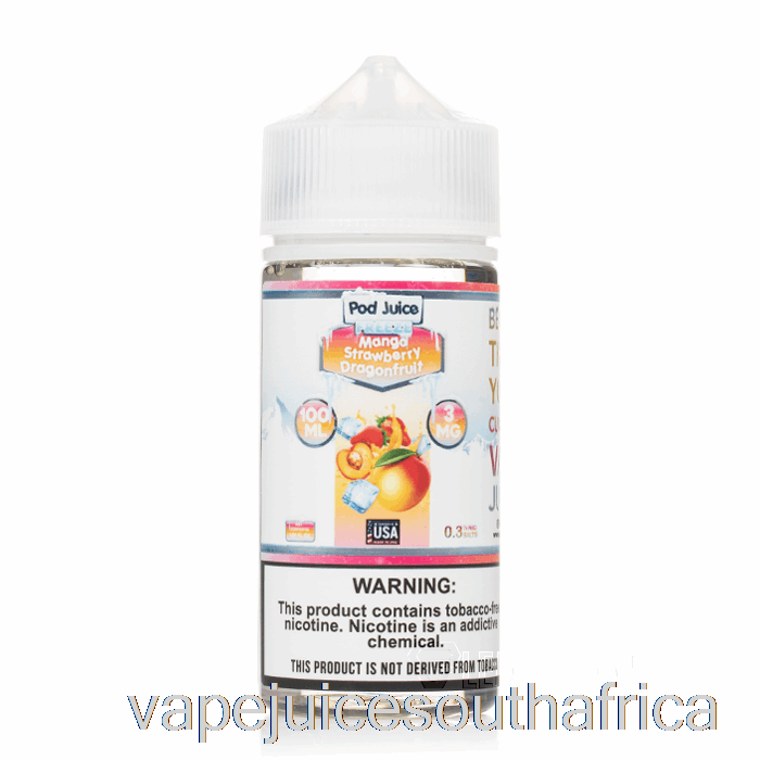 Vape Pods Freeze Mango Strawberry Dragonfruit - Pod Juice - 100Ml 6Mg